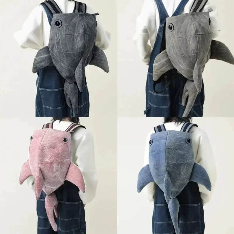 Sac à Dos en Forme de Requin-Baleine, Cartable Chic et Durable de Grande Capacité pour Étudiant