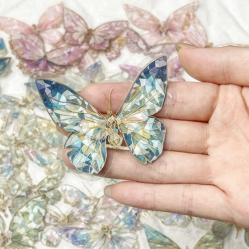 

40 шт., декоративные наклейки-бабочки для ноутбука