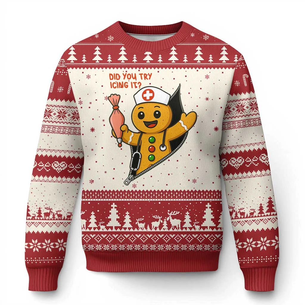 Gingerbread Man Oh Snap Xmas Ugly Christmas Sweater Funny Gingerbread Pattern Sweatshirts Pullover Boys Women Jumper Sweaters