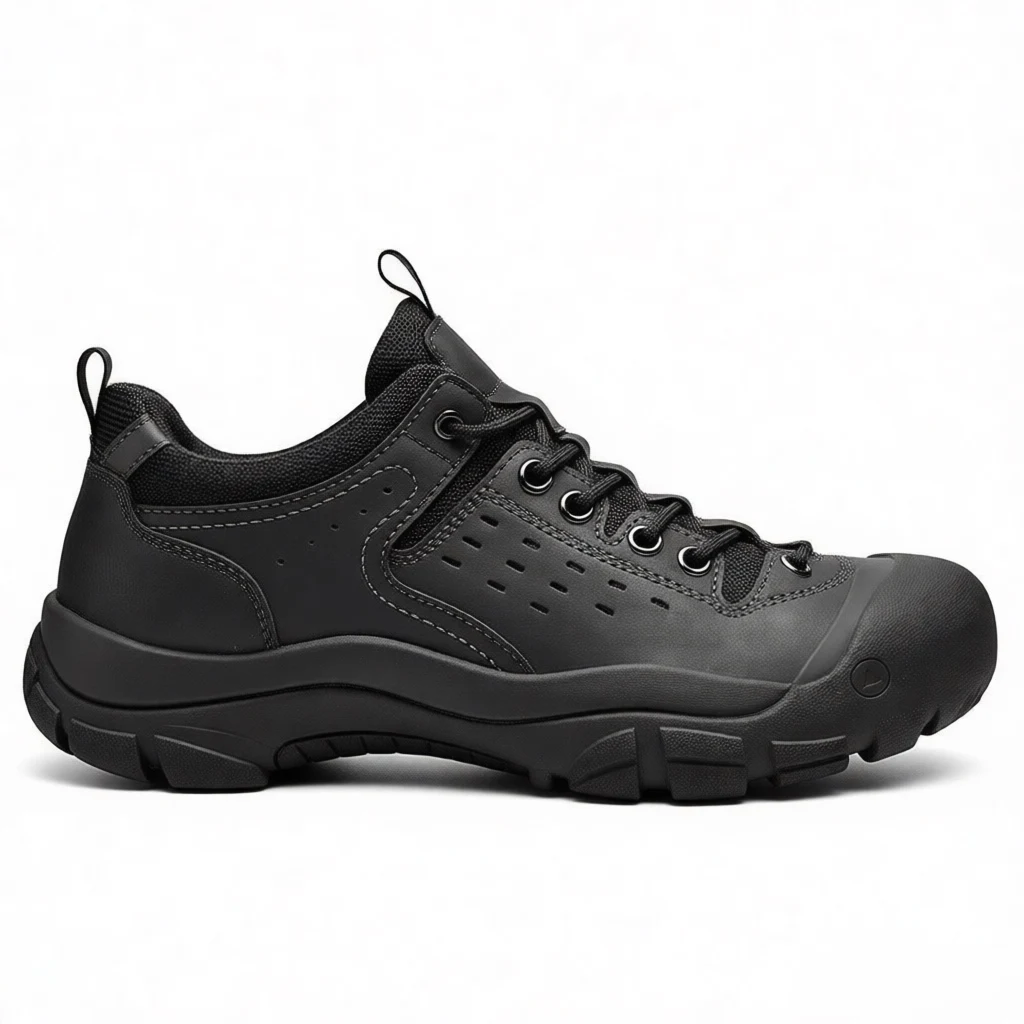 Trendy Tooling Shoes Men Hiking Luxury Footwear Urban Leather Tactical Sneaker Outdoor Camping Anti-skid Sports Commuting 45 46