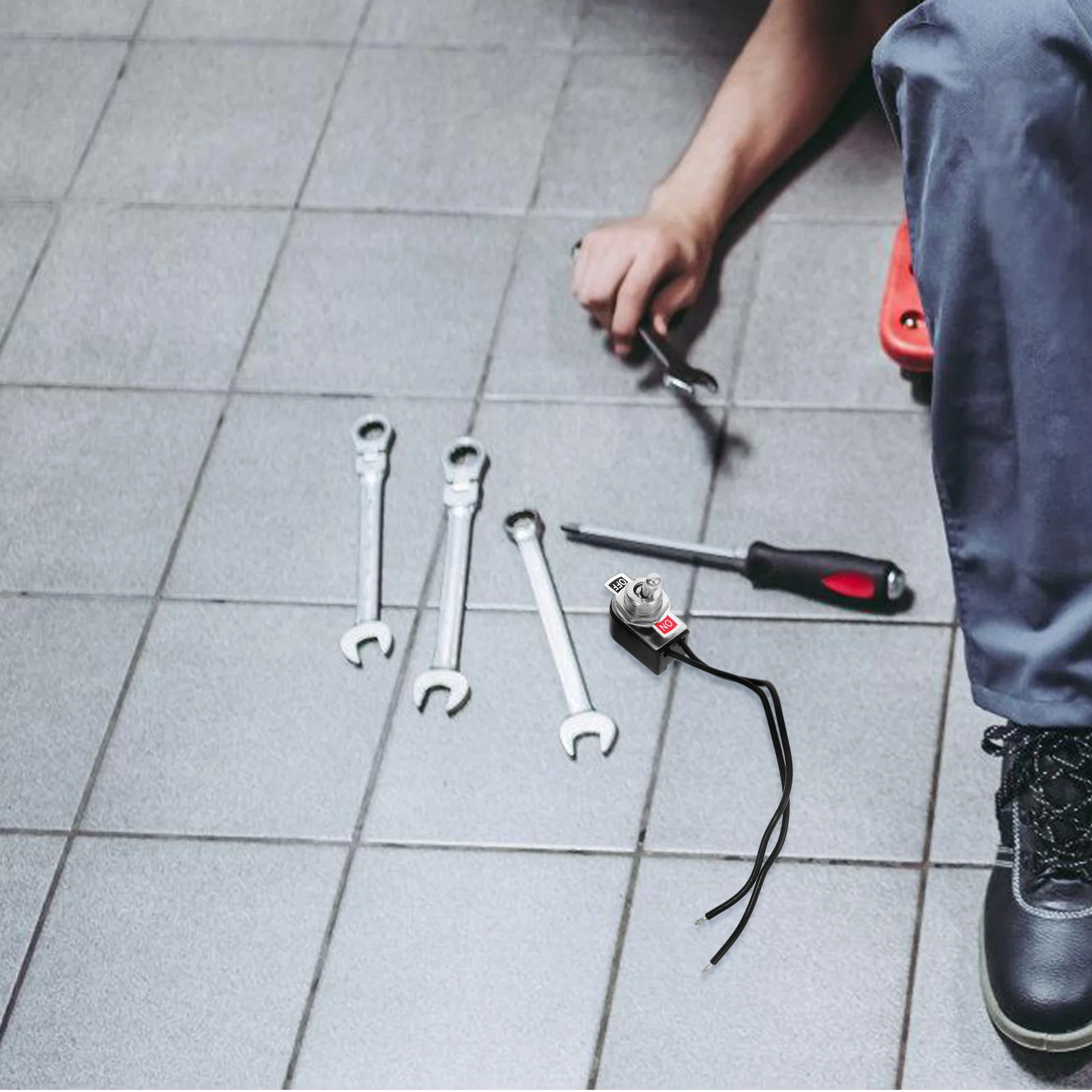 

Mini Toggle Switch 2 Pin On Off AC 6A 125V 3A 250V 5 Inch Lead Wire Car Boat Rocker Switch Replacement