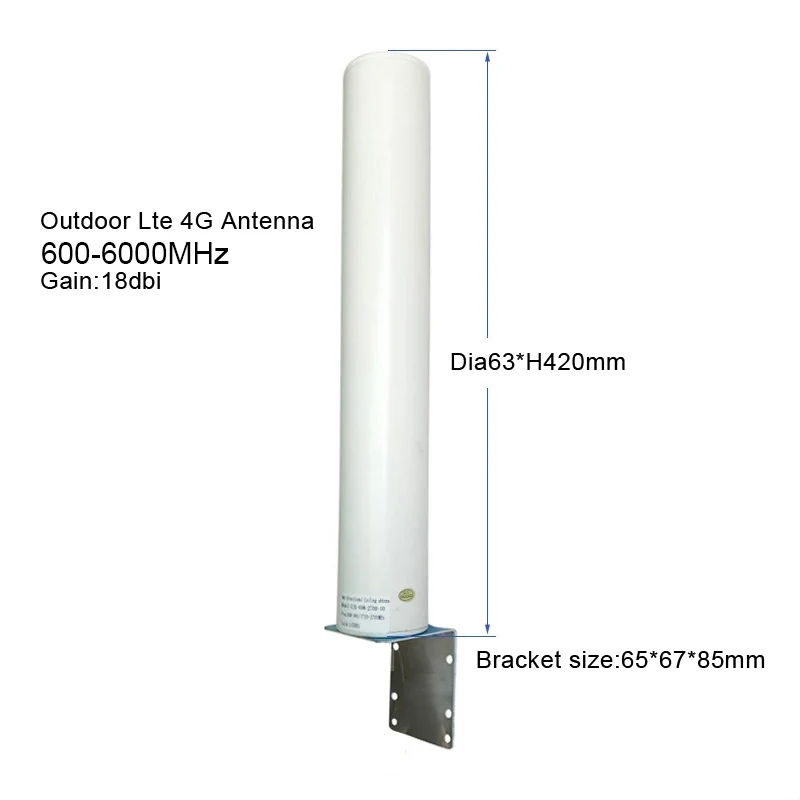 Antena de enrutador inalámbrico externo para exteriores, dispositivo de largo alcance de 18DBi, 600 ~ 6000MHz, Mimo LTE, 5G, 3G, 4G, Wifi