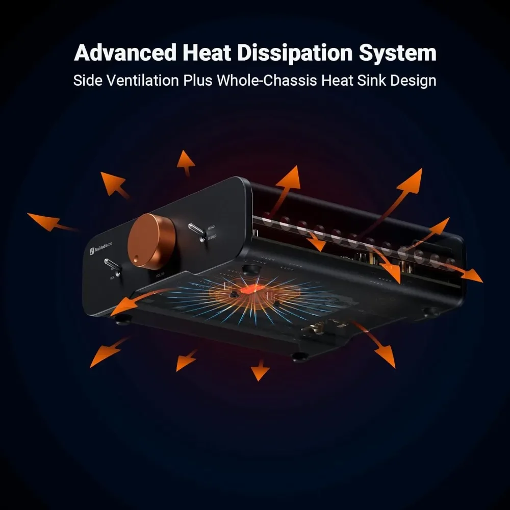 Customizable Fosi Audio ZA3 Balanced Stereo Amplifier Home Audio Component Mini 2 Channel Mono Amp TPA3255 For Subwoofer Desktop