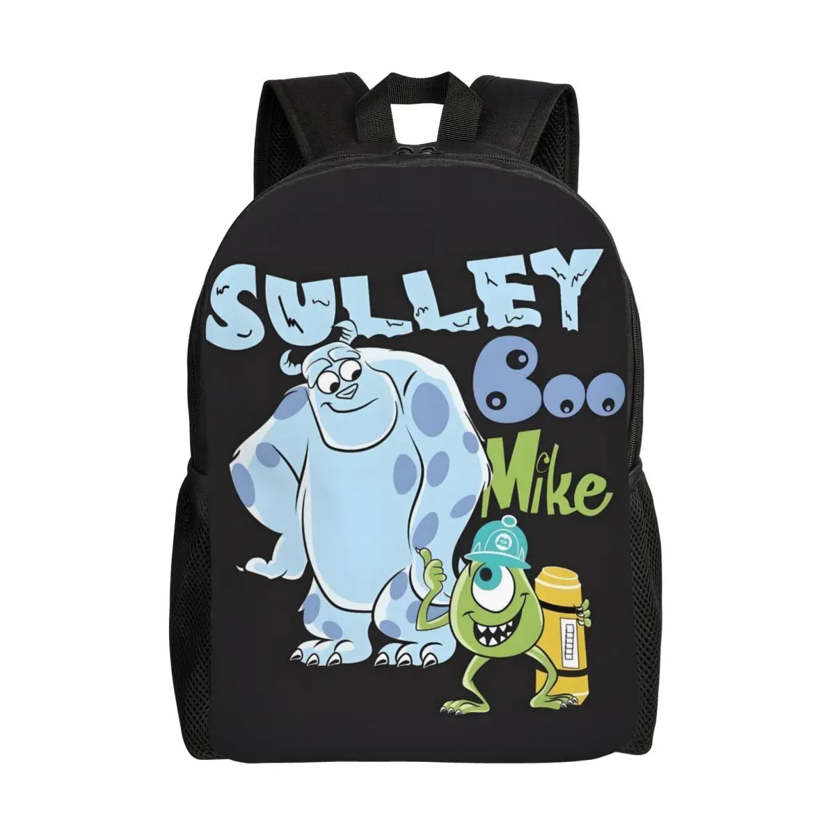 

Custom Monsters Mike Backpack for Women Men Water Resistant School College University Sully Boo Bag Printing Bookbags