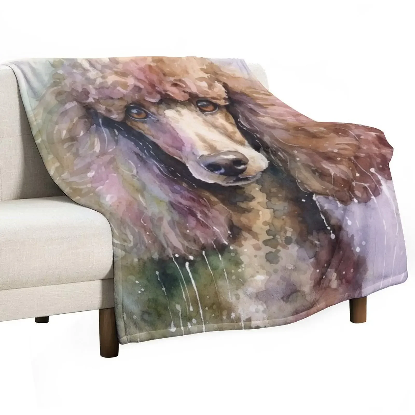 

Darling Poodle Throw Blanket Sleeping Bag Sofa Tourist Blankets