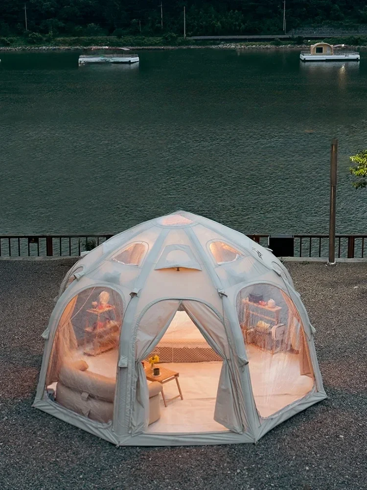 

Inflatable Ball Tent Outdoor Camping Sunshade Star Sky Ball Overnight Rainproof And Sun Protection