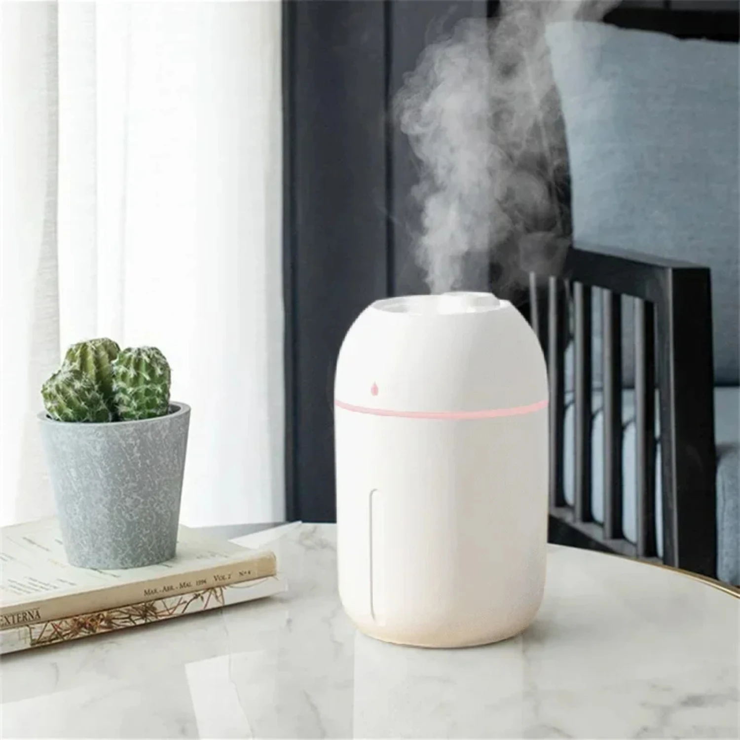 Enhance your environment with this stylish and powerful aromatherapy diffuser. Create a peaceful and refreshing ambiance while w