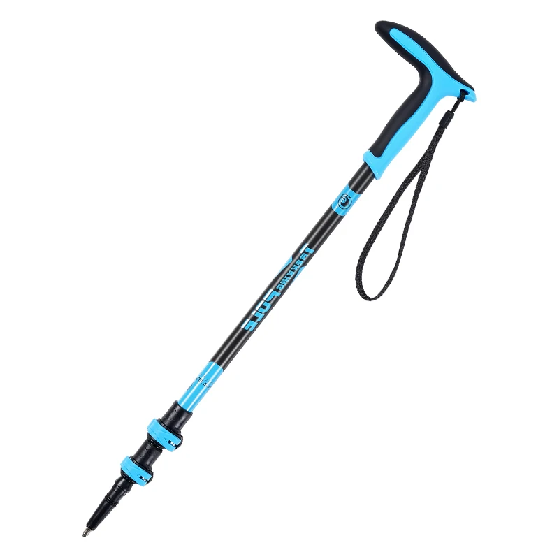 

Trekking Poles for Hiking and Walking Telescopic, Lightweight Hiking Poles, Telescopic Walking Stick Pole T Anti-Slip Handle