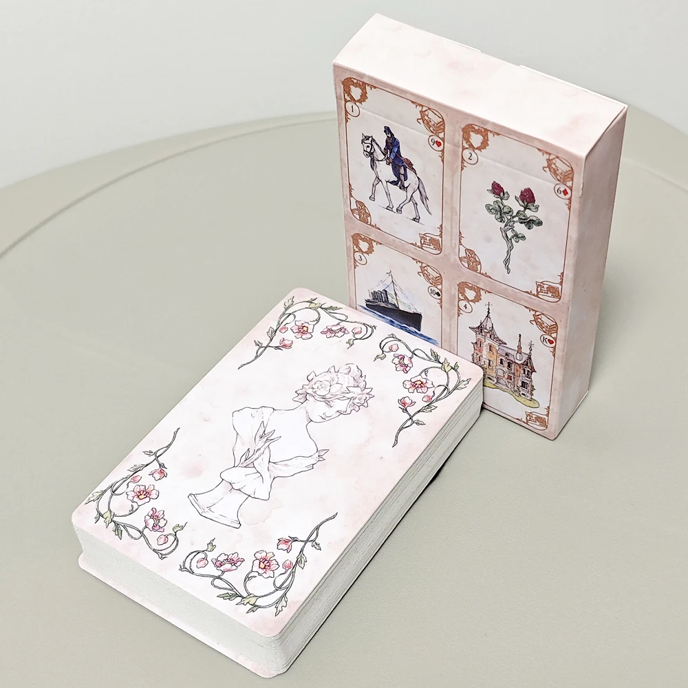 สัญญาณแห่ง Fate Lenormand Deck - การ์ด Rana System ขนาด 9*6 ซม. การ์ด 36 ใบและการ์ดเสริม 6 ใบ