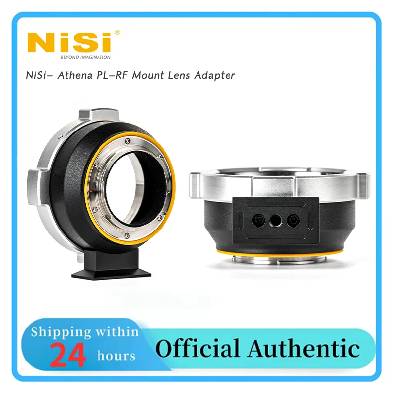 NiSi Athena PL‑RF Lens Adapter High‑Precision Converter PL Mount Cinema Lenses FOR Canon RF Cameras Cinematic Shooting