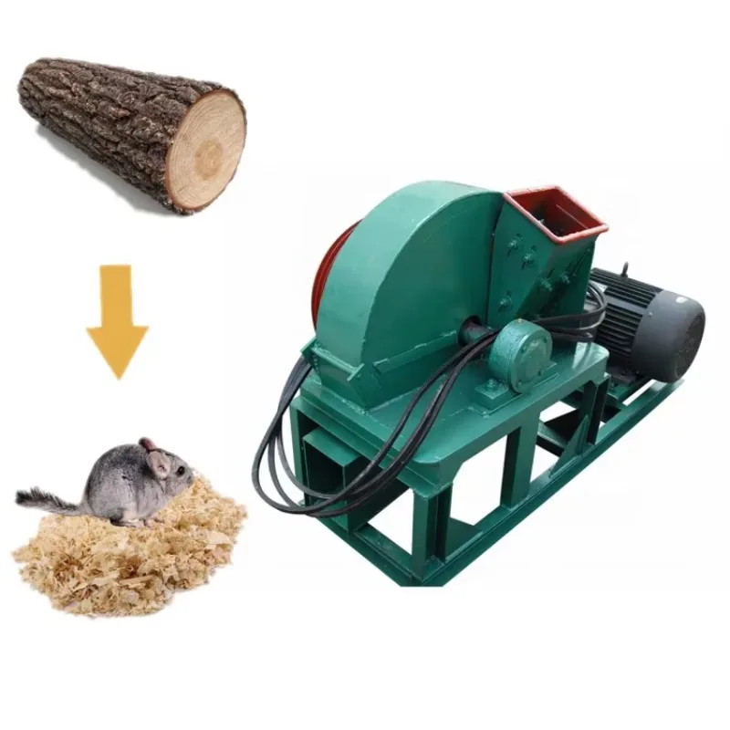 آلة صنع الحلاقة الخشبية ذات فرع الخيزران الصغيرة لمحرك الديزل لفراش الحصان الحيواني #2