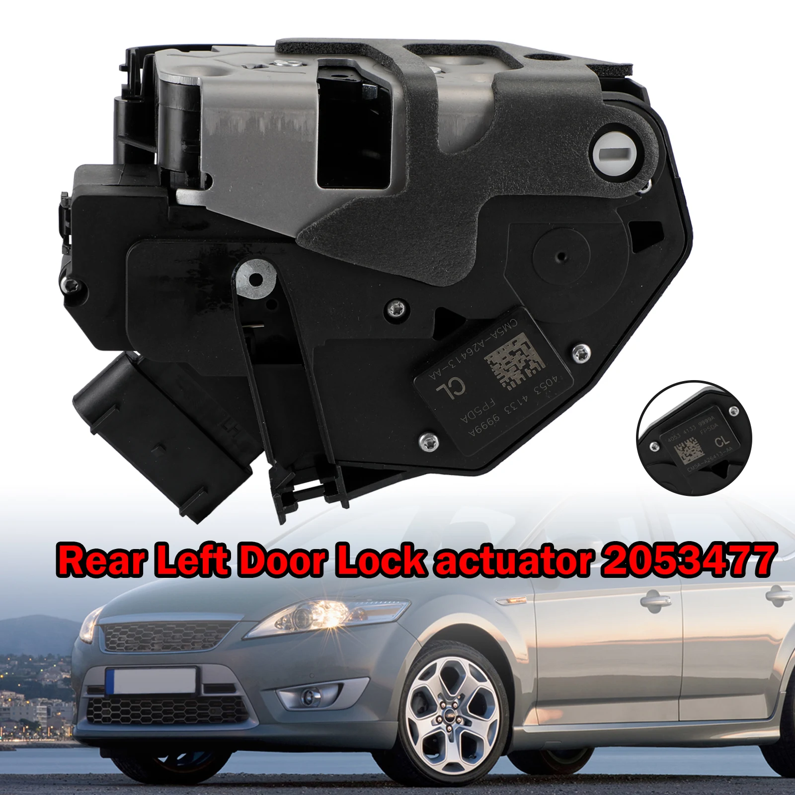 Rear Left Door Lock Actuator 2053477 For Ford Fiesta VI 1.0 1.4 1.5 1.6