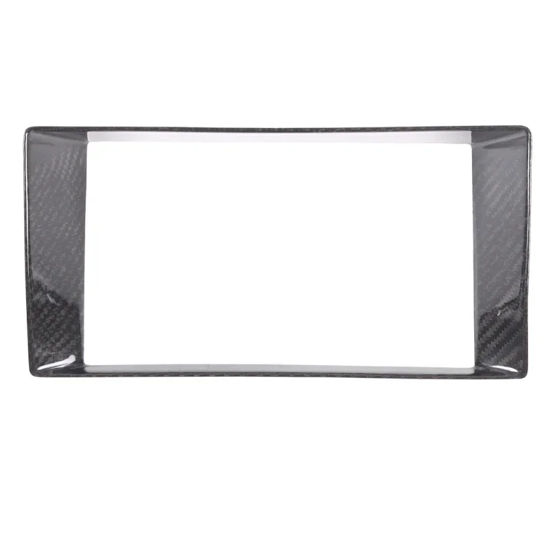 

Real Carbon Fiber Car Central Control Navigation Screen Panel Frame Cover Trim Interior Car Accessories For Jaguar F-TYPE 13-18