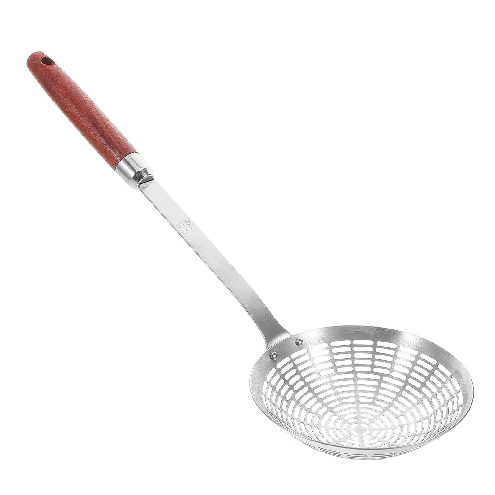 

Stainless Steel Skimmer Spoon Thick Heavy Duty Large Strainer for Hot Pot Deep Frying Multifunctional Oil Filter Kitchen Tool