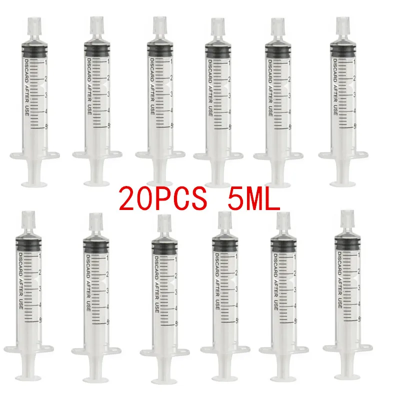 5/10/20pcs 5ml Syringe Plastic Perfume Dispenser Tool Refills Cosmetics for Quantitative Distribution of Refillable Bottles