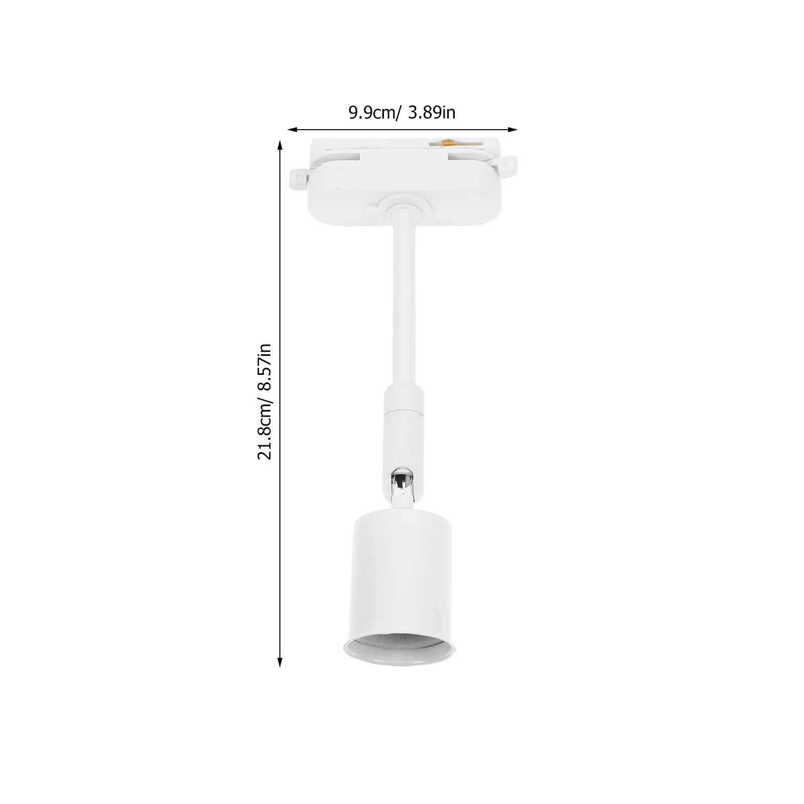 محول محول حامل المصباح اللولبي E27 لتركيبات إضاءة المسار - مقبس إضاءة LED أبيض لمتاجر الملابس التجارية #2