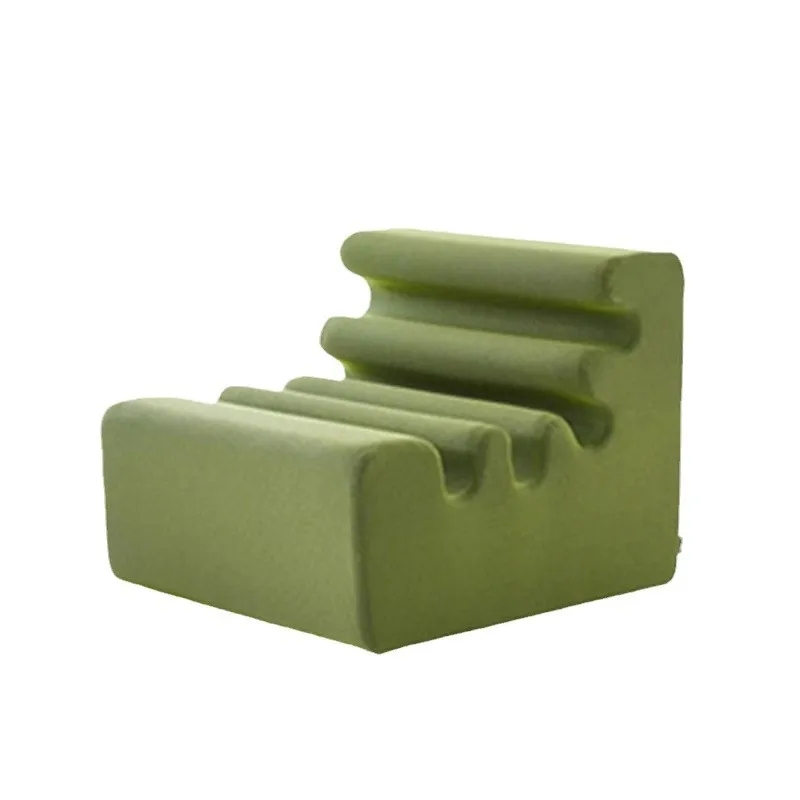 

Creative wave sofa chair model room lobby reception Internet celebrity leisure single chair