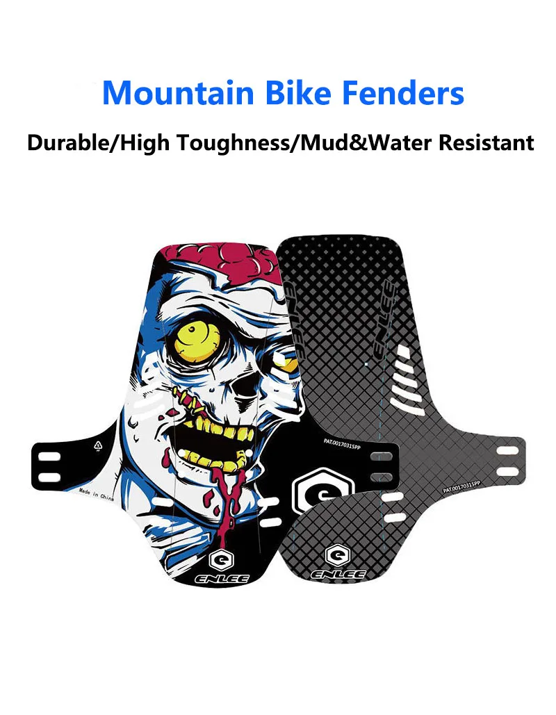

Mountain Bike Fenders,Ultra-Thin Front & Rear Mudguards,Waterproof Bicycle Accessories,Durable & Tough, Free Cable Ties Included