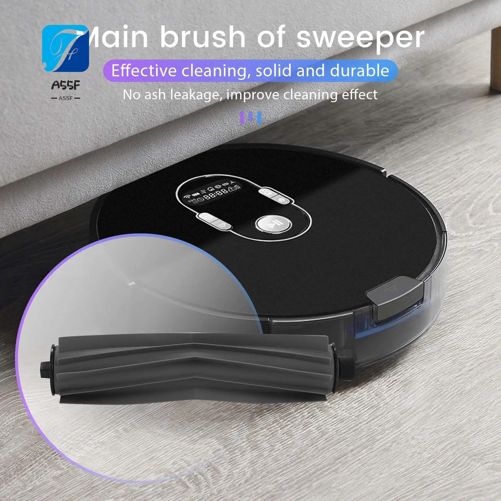 A55F-For Silvercrest SSR1 SSRA1 Ilife A9S A9 A7 Robot Vacuum Cleaner Main Brush Side Brush HEPA Filter Parts Replacement