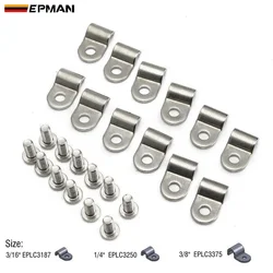 EPMAN Single Line Clamp Fuel Line Clamps 3/8