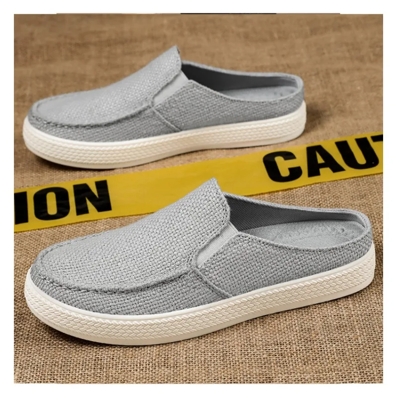 

Half Slipper Men's Summer Breathable Casual Shoes Comfortable for Wearing Outside Slippers At Home Trendy Free Shipping Shoes