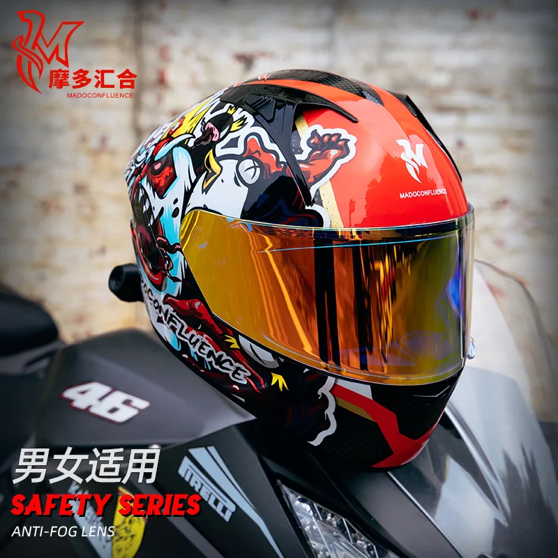 

Winter Helmet Full Face Motorcycle Helmet Motorbike Helmet Double Lens Knight Safety Caps Helmets Accessoires Moto