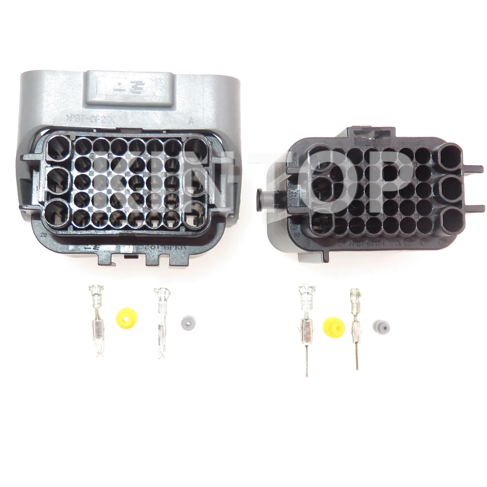 1 Set 36 Pins Auto Waterdichte Socket Met Draden 1743062-2 1743059-2 Auto Mannelijke Vrouwelijke Ecu Composiet connector Automotive Onderdelen