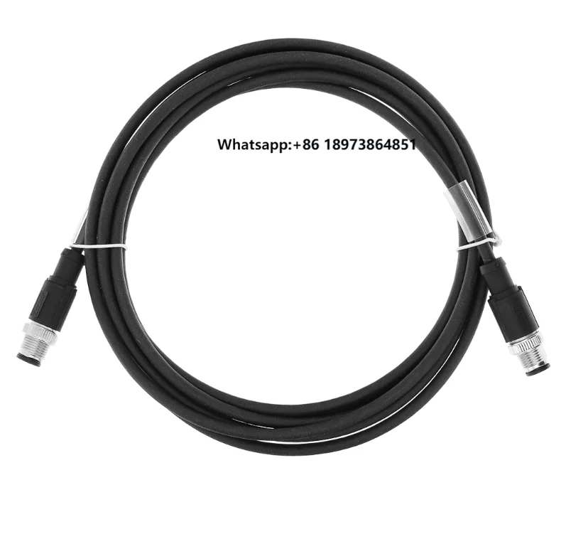 

RS485 Communication Cable M12 to M12 Connectors Connects Pfeiffer HiPace TC Controller to OmniControl Controller, 3 m Long