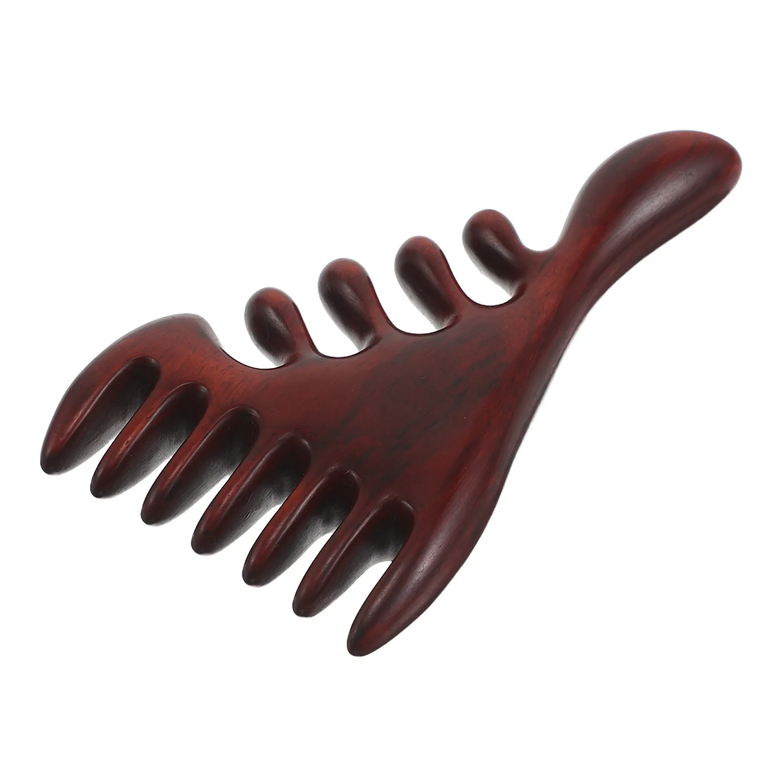 

Natural Rosewood Scalp Massager Comb Multifunctional Wood Massage Brush Stress Relief Hair Scratcher Portable Scalp Scraping