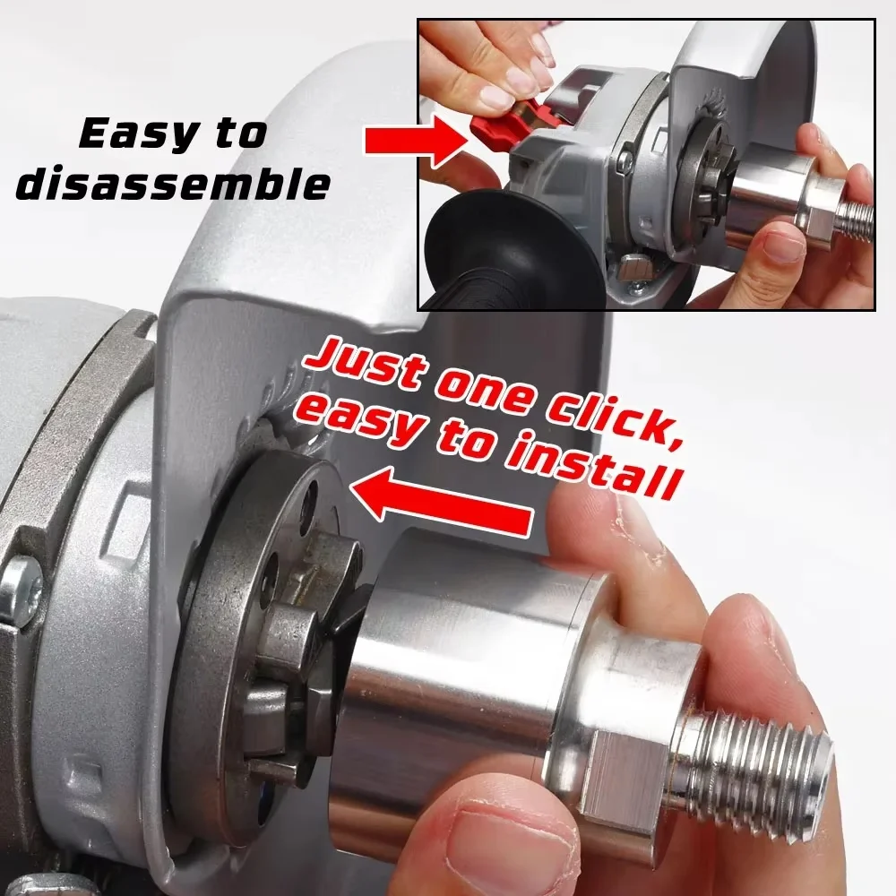 

5/8-11 Быстросменные гайки и стопорные фланцы для угловой шлифовальной машины, фланцевая гайка для угловой шлифовальной машины, доступ к электроинструменту