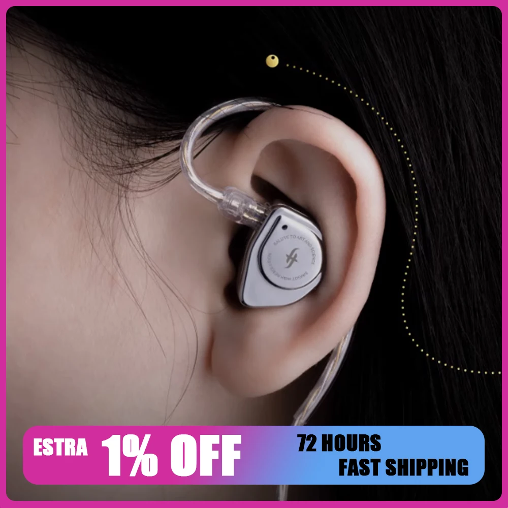 

Наушники SIMGOT EW200, диафрагма SCP, 10 мм, двойная магнитная схема и двойной динамический драйвер, наушники-вкладыши для геймеров, подарки