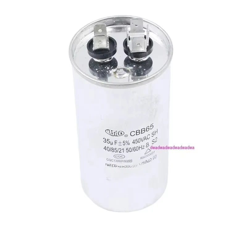 Capacitor manufacturers supply engine start capacitor CBB65 35uF air conditioner compressor capacitor