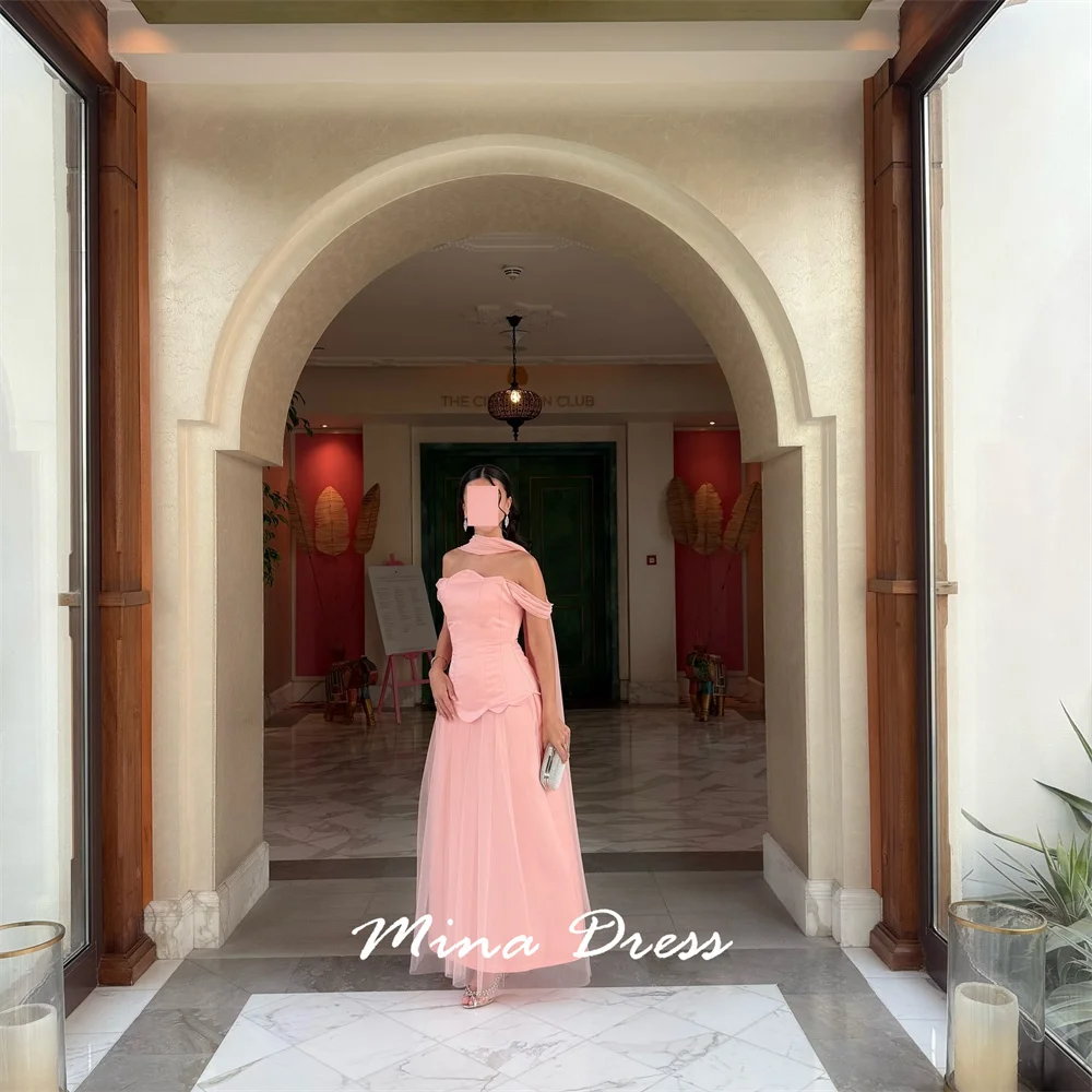 Mina personalizado tubo superior de luxo vestido de noite feminino sem mangas sem costas luxuoso vestidos de noite femininos para ocasiões formais