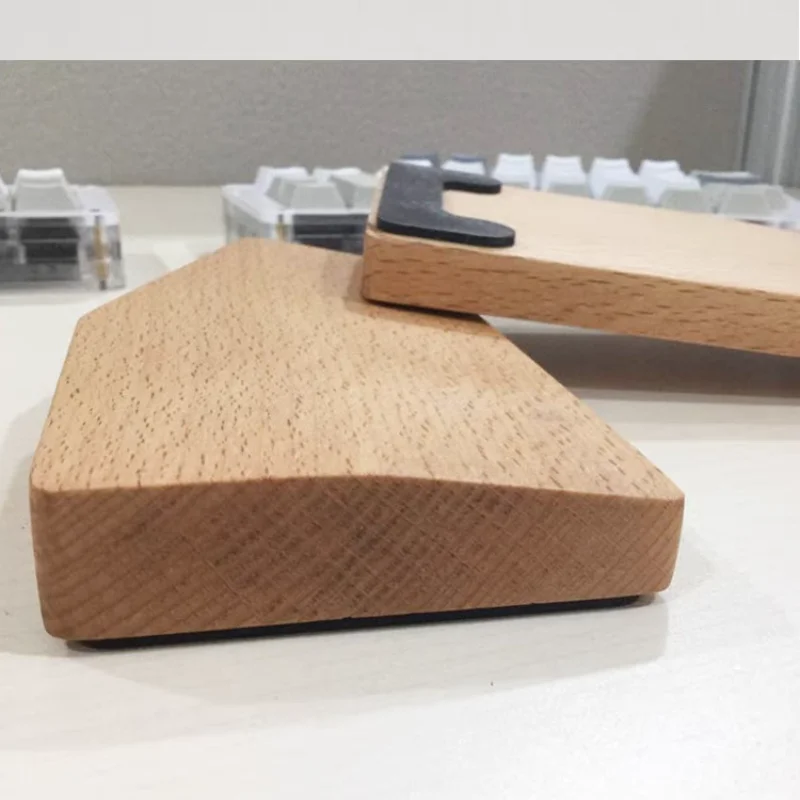 MiFuny Customized Walnut Split Keyboard Hand Rest Ergonomic Wrist Rest for Ergodox Gaming Mechanical Keyboards Accessories