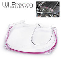 Clear Cam Gear Pulley Timing Belt Cover For 05-07 Mitsubishi Lancer Evolution 9 EVO IX 4G63t CT9A CT9W Polycarbonate