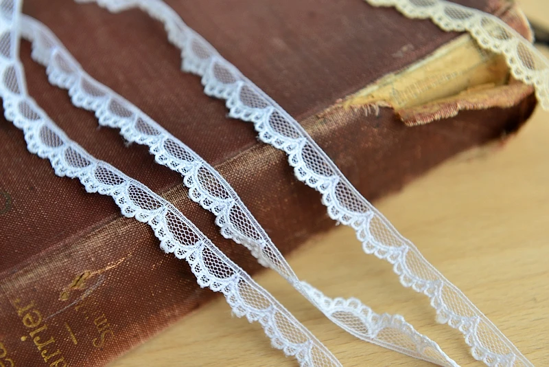 M0101 Taiwan supple half-moon lace accessories DIY lace 1cm hot sale renda bordada em tule