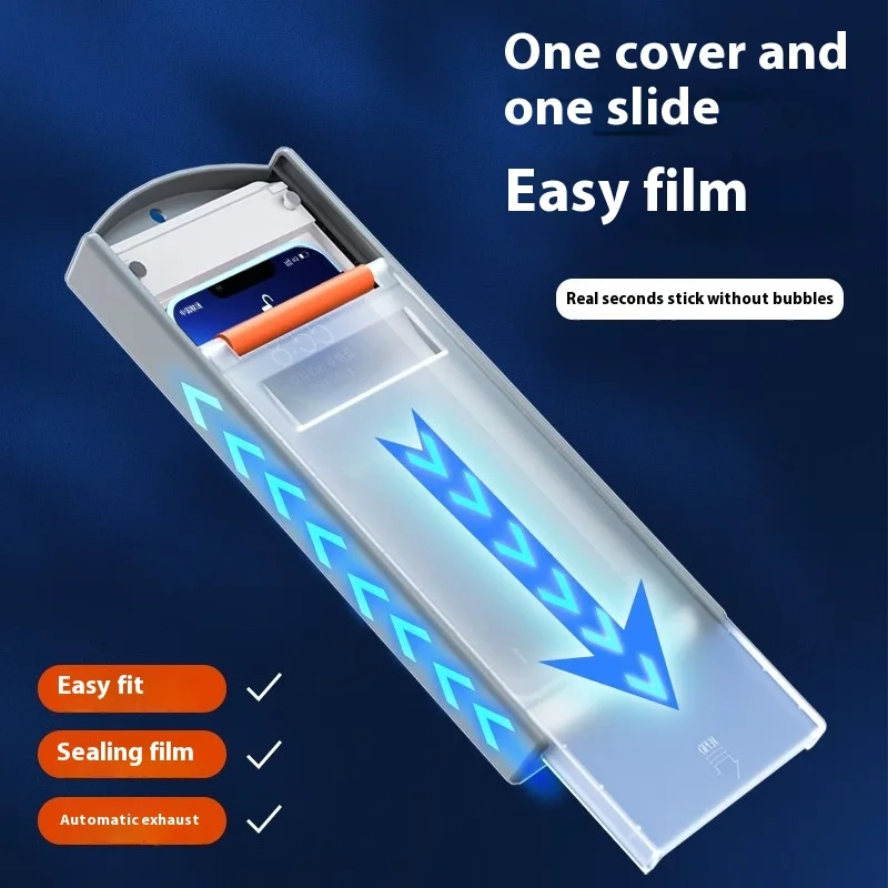 Pancat Iphone15 Pro Max Dustproof Chamber Anti-peeping Tempered Glass Screen Full Screen Protection Film Instant Application Box