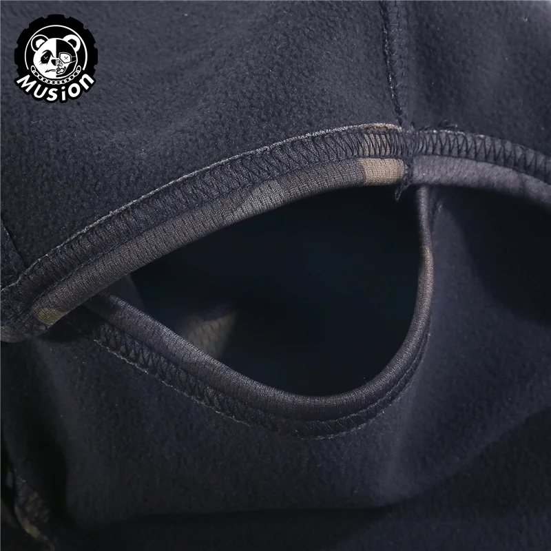 Masker Termal Musion Balaclava Dengan Lubang Elastis Penghangat Leher, Masker Ski Musim Dingin Tahan Angin Tahan Dingin Tahan Aus Tahan Sinar Matahari