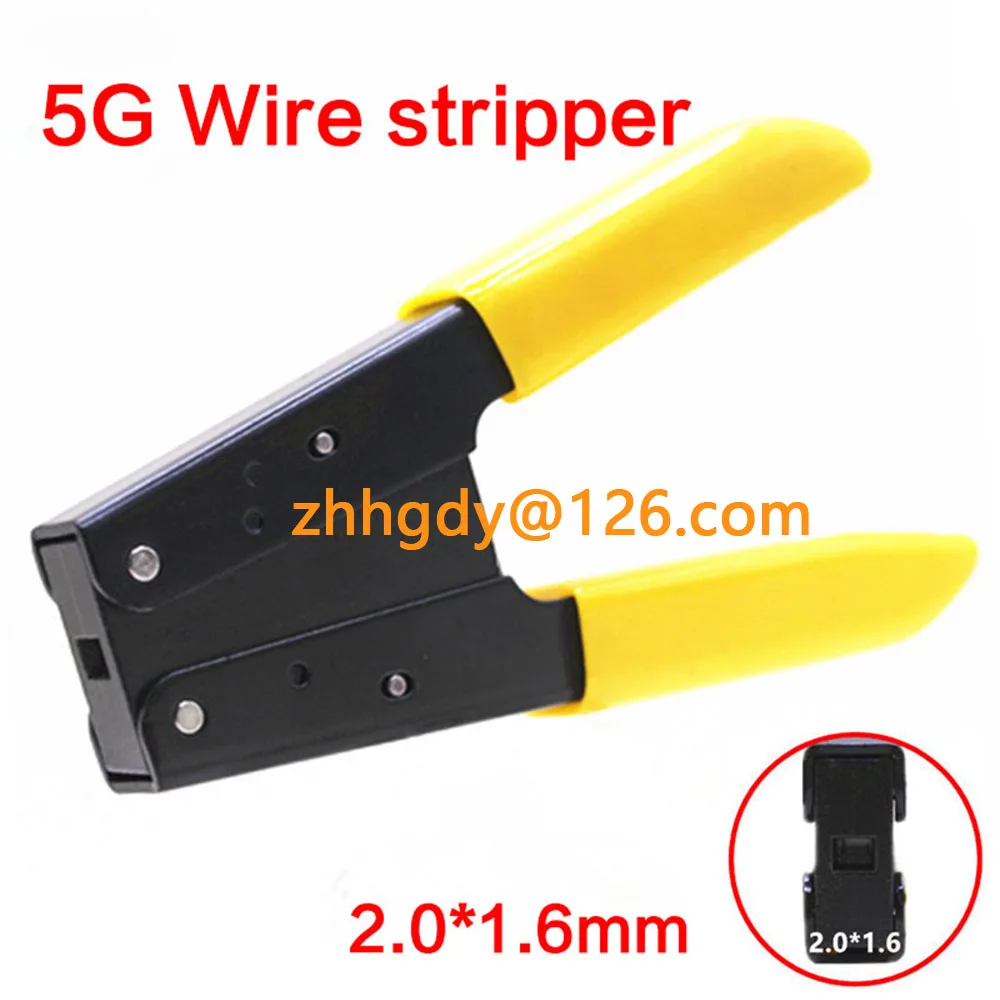 

FTTH Fiber Stripping tool 5G communication Cable Wire Stripper 2.1*1.6mm Fiber Drop Cable Stripping Pliers