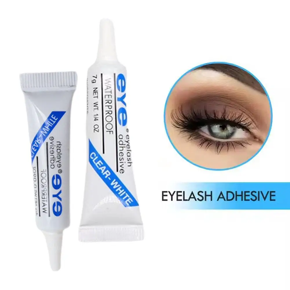 Waterproof Tool Makeup Tools Accessories Eyelash Glue New Strong False Eyelash Lash Glue Adhesive 7g, Dark or Clear maquillaje