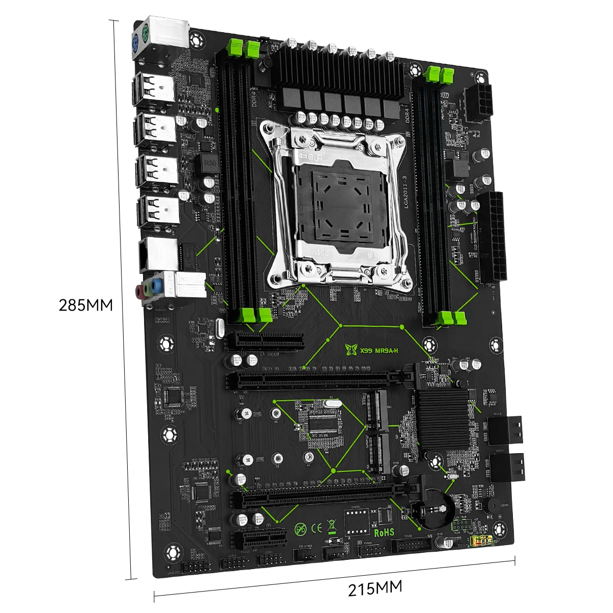 MACHINIST X99 MR9A-H Motherboard LGA 2011-3 Support Xeon E5 2666 2667 2680 V3 V4 Series Processor CPU DDR4 Memory RAM ATX NVME