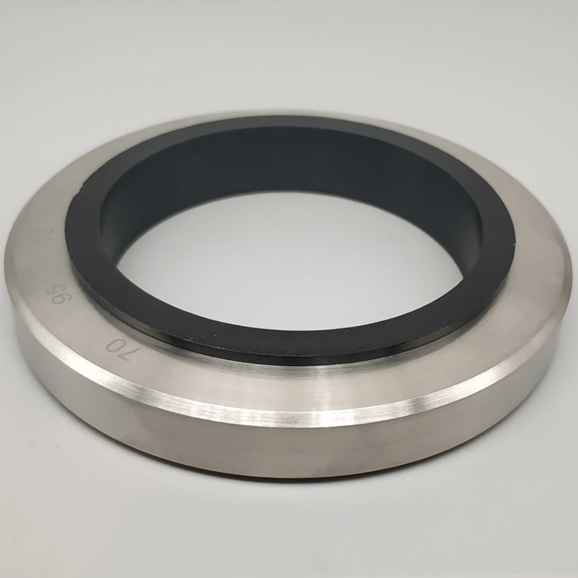 1PCS Stainless Steel PTFE Oil Seal With PTFE Skeleton For High-speed Rotating Shaft Seal Air Compressor Using Teflon