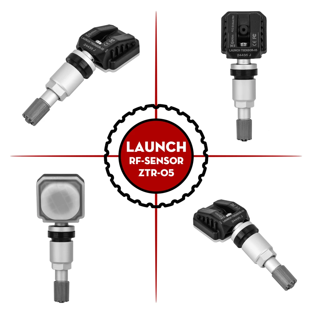 Датчик TPMS LAUNCH RF, двухчастотный, 315 МГц/433 МГц, пресс-уровневый OE-уровень, инструмент для ремонта шин, сканер, тестер монитора давления в шинах Датчик TPMS LAUNCH RF, двухчастотный, 315 МГц/433 МГц, пресс-уровневый OE-уровень, инструмент для ремонта шин, сканер, тестер монитора давления в шинах