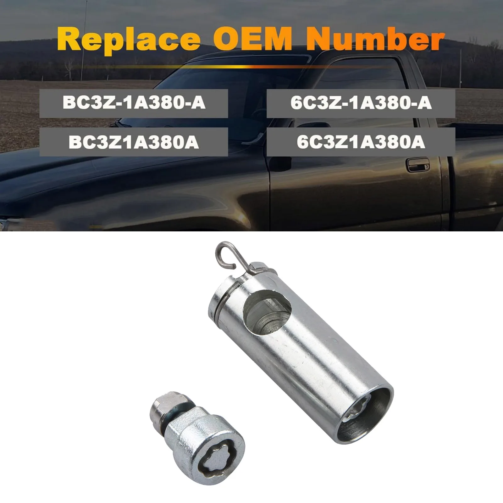 

Metal Spare Tire Carrier Anti-Theft Lock BC3Z-1A380-A 6C3Z-1A380-A for Ford F-250 F-350 F-450 F-550 Super Duty 2006-2016