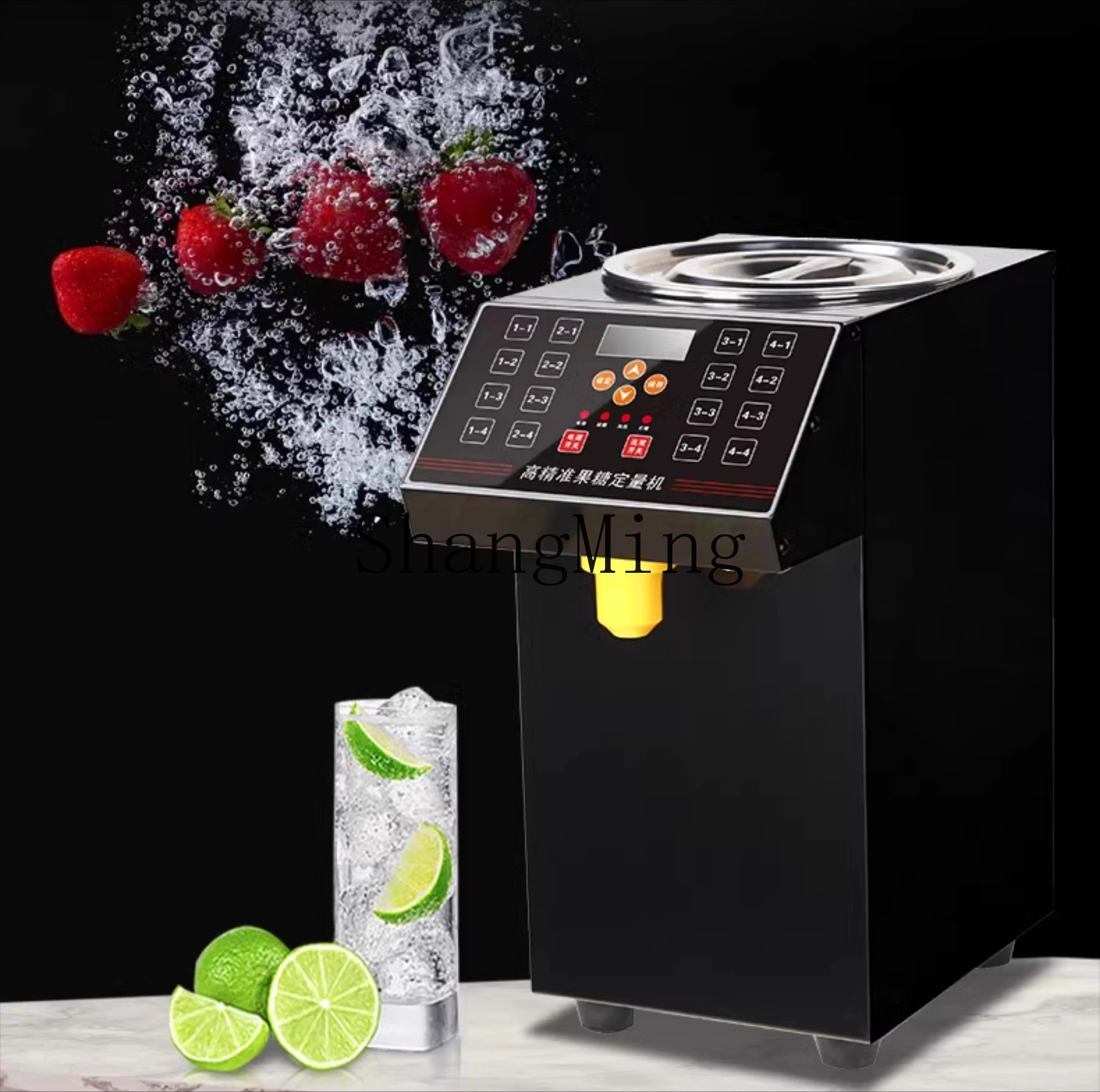 ZYY commercial milk tea shop special 16 grid automatic bar table full set of equipment fructose machine instrument