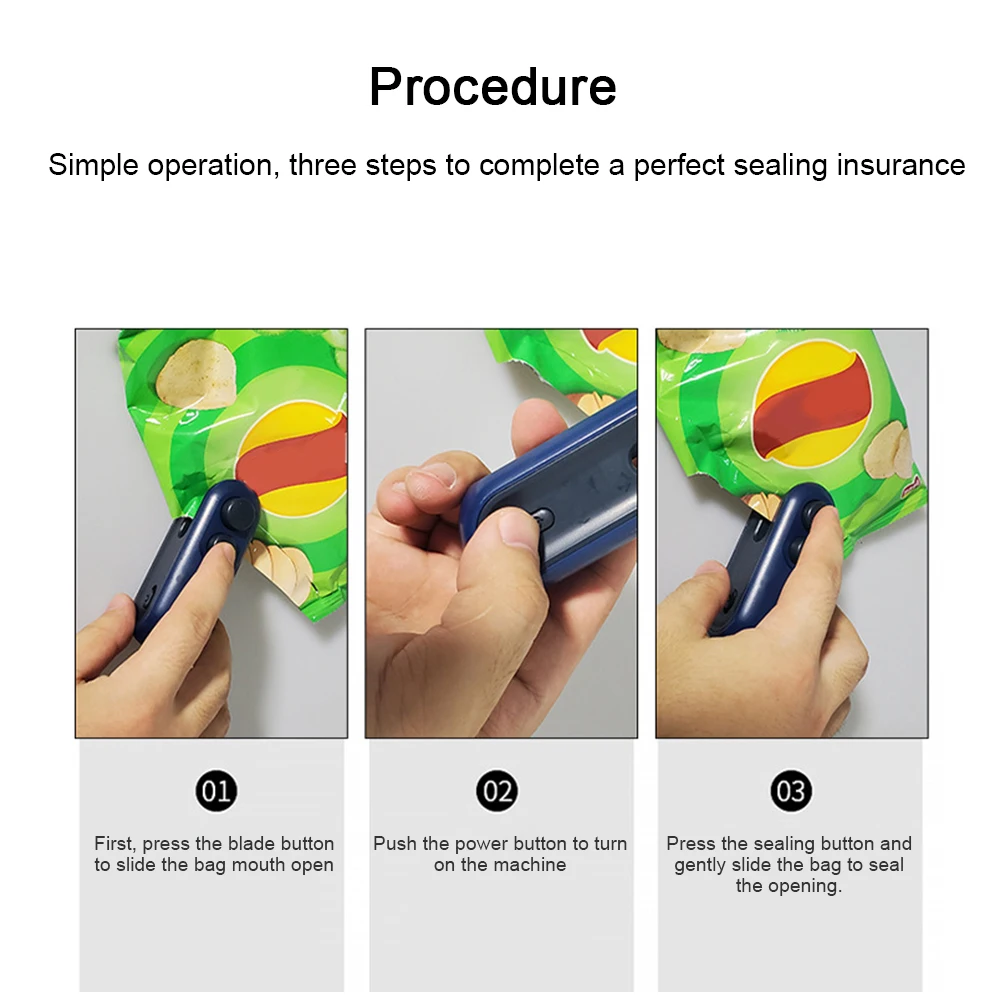 Mini machine à sceller les sacs chauffants, banc de chauffage, aste, portable, sac en plastique, thermoscellant pour l'emballage alimentaire