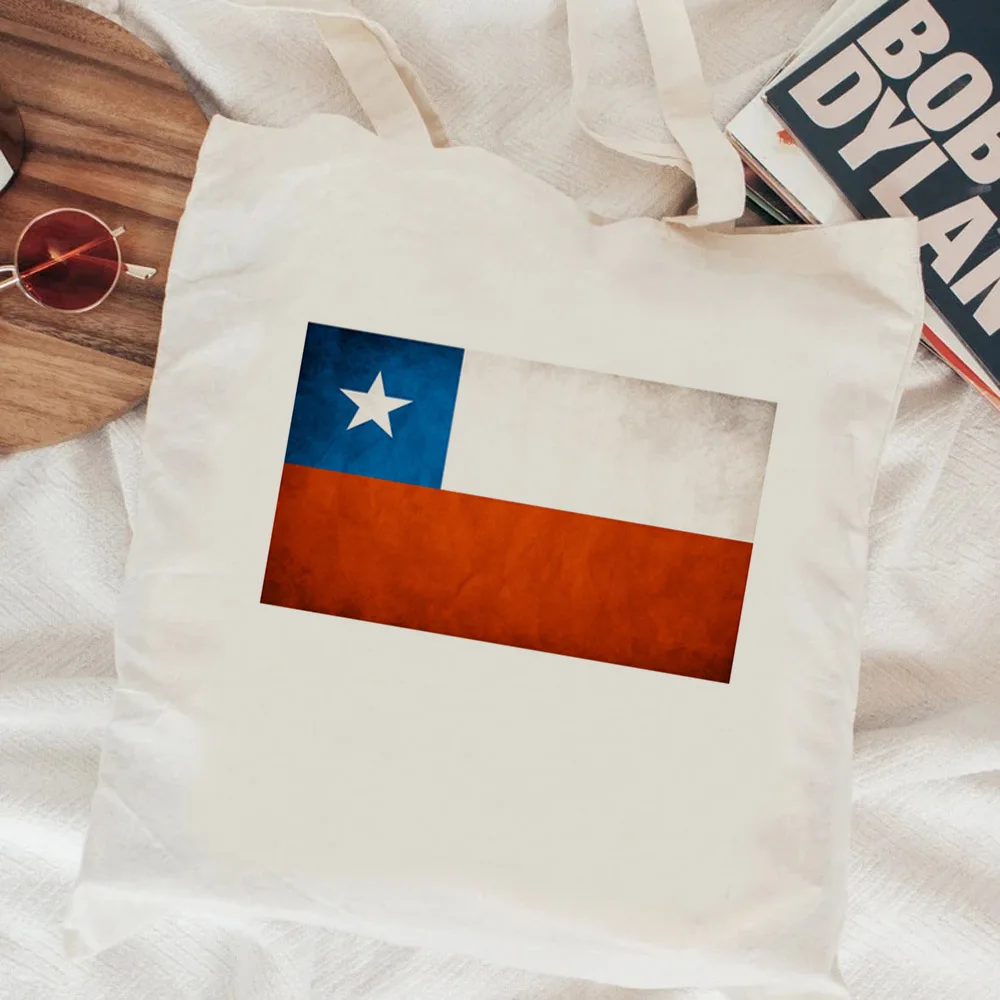 Chile shopping bag recycle bag canvas jute bag shopper handbag tote bag bolsas reutilizables cloth cabas
