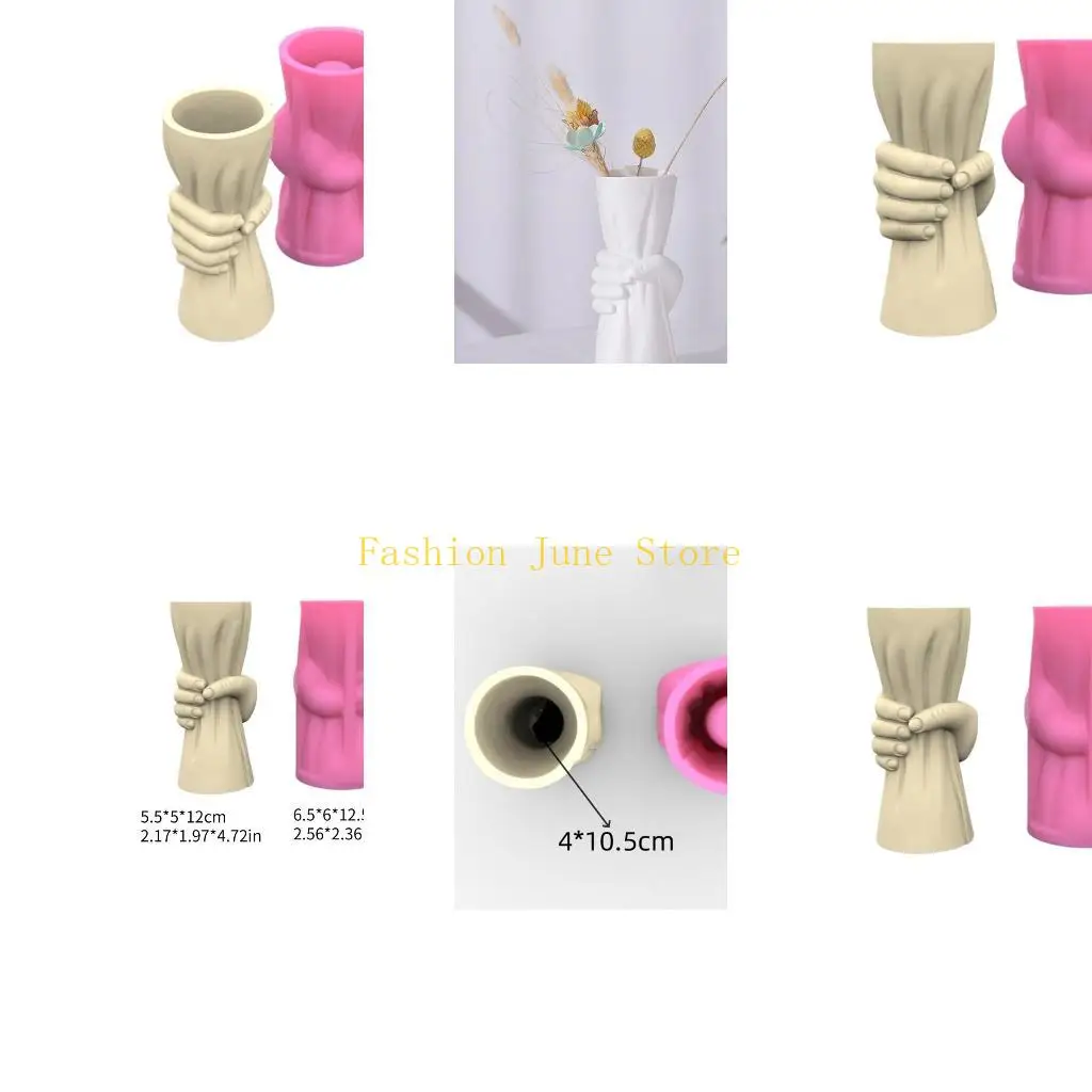 

N5KA Ваза для цветов в скандинавском стиле, силиконовая форма, инструмент для изготовления цемента «сделай сам», ваза «сделай