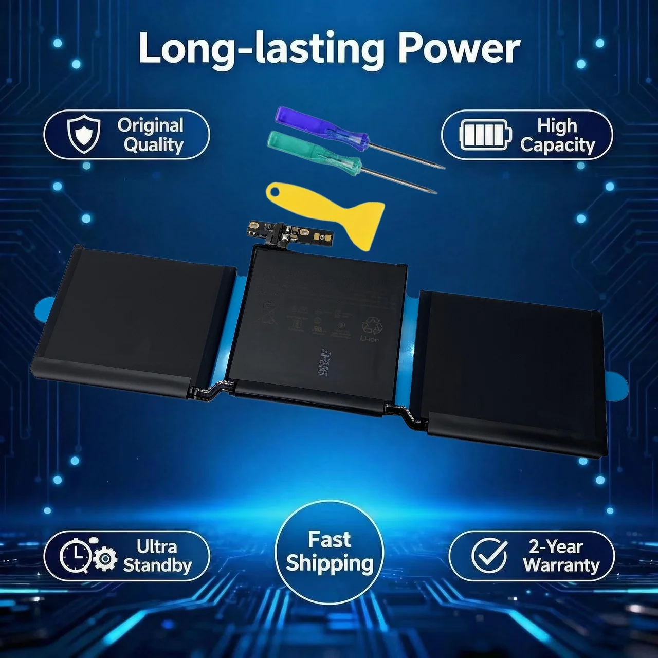 New A2171 616-00675 Free Tools Laptop Battery For Apple MacBook Pro Retina 13.3'' A2159 2019 Year 13 inch A2289 A2338 2019 2020