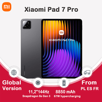 Xiaomi Pad 7 Pro Tablet Snapdragon 8s Gen 3 11.2'' 3.2K 144Hz Display 50MP 32MP Camera 8850mAh Battery 65W HyperCharge Wi-Fi 7